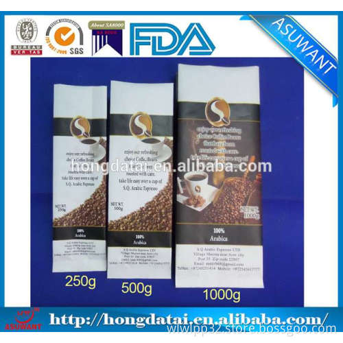tin tie coffee bag 250g Side Gusset Coffee Bag With Tin Tie